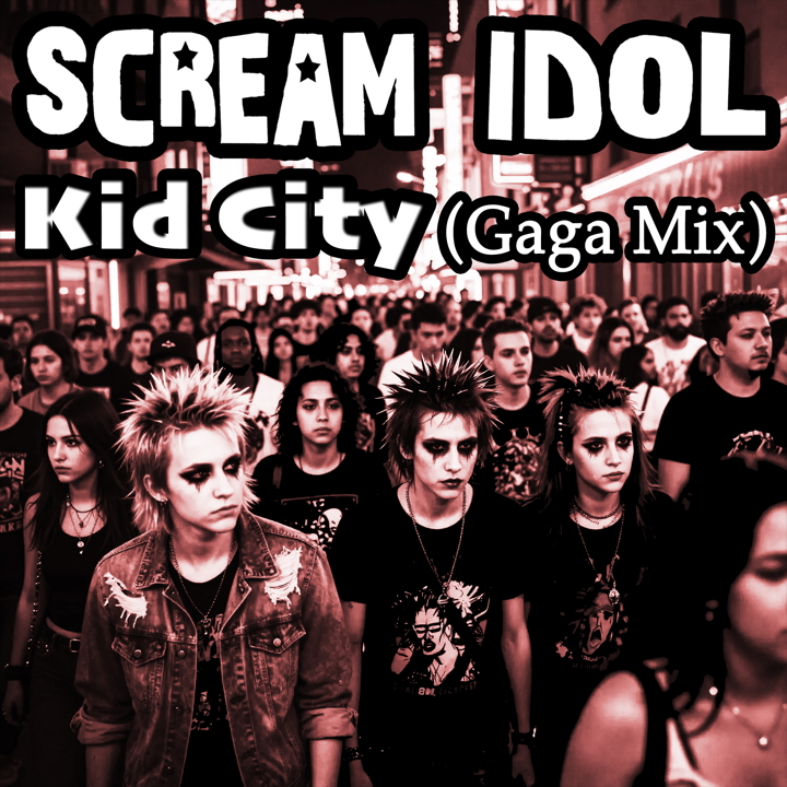 scream idol kid city glam pop dance club a go go music youtube spotify